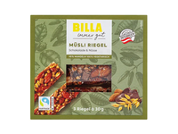 Riešutų batonėlis su šokoladu BILLA IMMER GUT, 3x30 g
