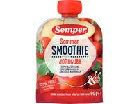 Geriamoji obuolių ir mangų tyrė SMOOTHIE, 6 mėn., 90 g