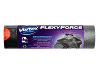 Šiukšlių maišai VORTEX FLEXY DUO STRAWSTR, 70 l, 10 vnt., 1 vnt.