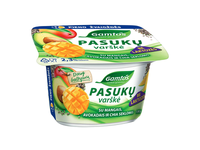 Pasukų varškė, mang., GAMTOS, 2,3 %, 130 g