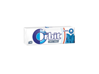 Becukrė mėtų skonio kramtomoji guma su saldikliais ORBIT, 10 vnt, 14 g