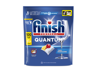 Indaplovių kapsulės FINISH QUANTUM ALL IN 1 LEMON, 100 vnt.