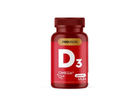 PROVISOR VITAMINAS D+OMEGA 3 +Q10, N60 kapsulės