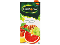 Įv. vaisių sulčių gėrimas ELMENHORSTER su vitaminais (20%), 2 l