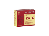 Cinkas + vitaminas C REXSAVIT LIPO, 30 kaps.