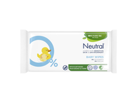 Drėgnos servetėlės NEUTRAL BABY, 52 vnt.