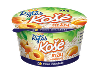 Ryžių košė RYTAS, 6%, abrikosų skonio, 200g