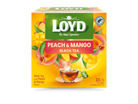 Žalioji arbata LOYD, mangų ir persikų skonio, 36 g