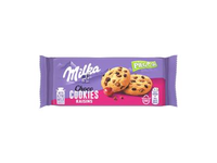 Sausainiai su lazdynų riešutais, šokolado gabaliukais MILKA, 135 g