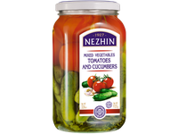 Marinuotos daržovės NEZHIN, pagal Nižyno receptą nr.1, NEZHIN, 920 g