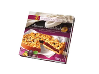 Šaldytas trupininis slyvų pyragas HEINERSDORFER, nepjaustytas, 1250 g