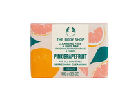 THE BODY SHOP PINK GRAPEFRUIT CLEANSING veido ir kūno muilas, 100 g