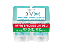 VICHY DEO DUO, rut. antiperspirantai nuo intensyvaus prakaitavimo 48H, 50ml, 2 vnt.