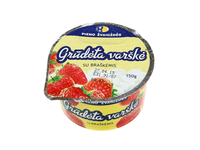 Grūd. varškė su braš. PIENO ŽVAIGŽDĖS,7%,150g