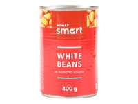 Kons. pupelės RIMI SMART pom. padaže, 400 g