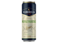 Alus GUBERNIJA, Nefiltruotas Lager,5%,0,568l, skardinė
