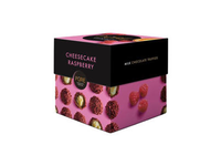 Pieninio šokolado PURE CHOCOLATE triufeliai su sūrio pyrago skonio įdaru, 96 g