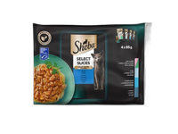 Kačių ėdalas Sheba kons. su žuvimi 4x85g