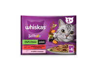 Konservuotas kačių ėdalas WHISKAS TASTY MIX, 4 x 85 g, 340 g