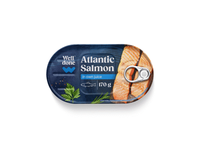 Lašišos filė WELL DONE savo sultyse, 170g