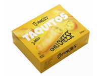 Šaldyti tortilijų suktinukai TAQUITOS su aštriu sūrio įdaru, 3x80g