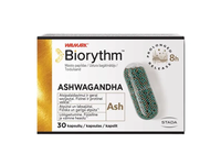 BIORYTHM ASHWAGANDHA (prailginto veikimo ašvaganda), 30 kapsulių