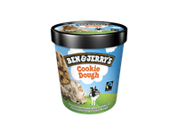 Valg. ledai BEN&JERRY'S su šokoladinių sausainių gabaliuk., 406 g