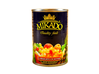 Atogrąžų vaisių kokteilis sirupe MIKADO, 425 ml
