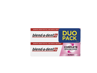 BLEND-A-DENT COMPLETE STRONG HOLD NO FLAVOR, Fiksuojamasis dantų protezų kremas, 47 g, 2 vnt.