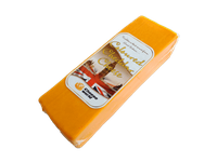 Raudonasis čederis CHEESE WORLD, 50 % rieb. s. m., 1 kg