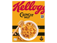 Dribsniai su riešutais ir medumi KELLOGG'S Crunchy Nut,  375g