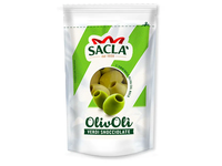 Žalios alyvuogės be kauliukų SACLA, 75 g