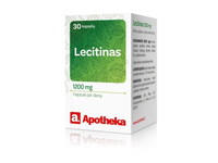APOTHEKA LECITINAS 1200mg, kaps., N30