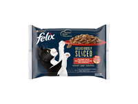Kačių ėdalas FELIX drebučiuose su mėsa, 320 g