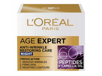 Naktinis veido kremas L'OREAL AGE EXPERT60+;50