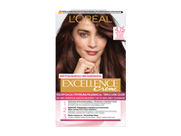 L'Oreal Paris Excellence Creme ilgalaikiai plaukų dažai su trejopa plaukų priežiūra, 4.15