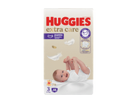 Sausk. HUGGIES EXTRA CARE S3, 6–11 kg, 48 vnt.

