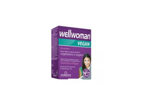 Vegetarėms ir veganėms WELLWOMAN VEGAN, 60 tab.