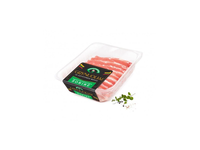 Kiaulienos šoninė GRYNUOLIAI be kaulo, su oda, 360 g