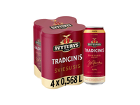 Šviesusis ŠVYTURIO TRADICINIS alus, 4 vnt., 2272 ml