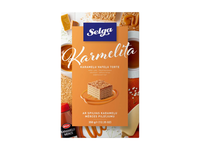 Vaflinis tortas SELGA KARMELITA, 350 g