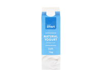 Natūralus jogurtas RIMI SMART be lakt., 1kg