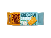 Krekeriai GAIDELIS, grietinės ir svogūnų skonio, 72 g