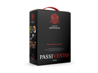 Vynas BARONE MONTALTO PASSIVENTO ROSSO 13.5%, raud. saus. 13.5%, 3 l