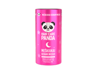 Maisto papildas „Hair Care Panda meškiukai geram miegui“, su melatoninu 1mg, 60 guminukų