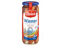 Virtos dešrelės MEICA Kleine Wiener, stiklainyje, I r., 375g/150g