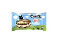 Valgomieji ledai BEN&JERRY'S tarp sausainių, 82 g