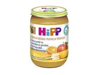 Ekologiška grūdų košė su vaisiais (nuo 6 mėn.) HIPP, 190 g