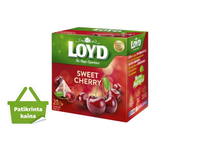 Vyšnių skonio vaisinė arbata LOYD, 20 x 2 g
