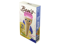 Vaflių kūgeliai BEN'S FAVOURITES, ledams, 21 vnt, 73 g